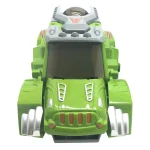 HG-882 Electric Dinosaur Deformation Car Toy Universal Light Music Toy - Image 2