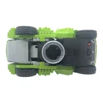 HG-882 Electric Dinosaur Deformation Car Toy Universal Light Music Toy - Image 4