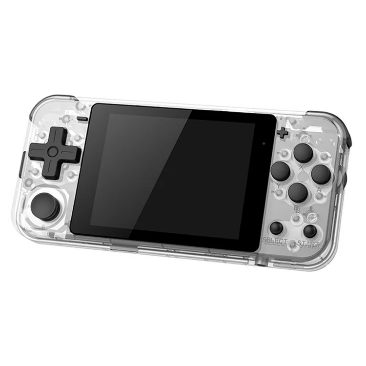 Powkiddy Q90 3.0 inch IPS Screen Retro Joystick Handheld Game Console with 16GB Memory, Q90 / White, Q90 / Blue