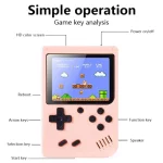 MK500 Macaron Mini Retro Classic Handheld Game Console for Kids Built-in 500 Games, Support AV Output, MK500 / Pink, MK500 / Green, MK500 / Grey, MK500 / Blue, MK500 / Yellow - Image 4