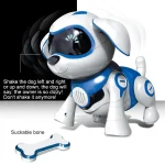 USB Charging Smart Touch Sensing Machine Dog Children Electric Toys, Supports Walking & Gnawing Bones & Lights & Music, Pink, Blue - Image 6
