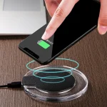 15W Safety Wireless and Limitless QI-standard Wireless Charger Fast Charging Charger with Micro USB Cable, Black+White, White - Image 10