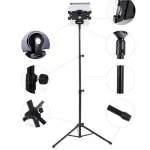 Universal Multi-direction Floor Stand Tablet Tripod Mount Holder for iPad 2/3/4, Samsung, Lenovo, and other 7 - 10 inch Laptop - Image 4