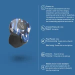 X12 Ultra IPX3 Waterproof Bluetooth 5.0 Wireless Bluetooth Earphone with Charging Box, Support HD Call & Voice Assistant, Caribbean, Sahara, Emirates Rock, Amazon - Image 7