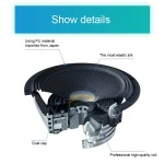 FT-4002 Wooden Wireless Bluetooth Portable Retro Subwoofer Speakers, Support TF card & USB MP3 Playback, Black Wood Grain, Yellow Wood Grain, Red Wood Grain - Image 4