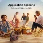 D10 Bluetooth 4.2 Portable Wooden Handheld Bluetooth Speaker, D10(Red Wood Texture), D10(Bamboo Texture) - Image 12