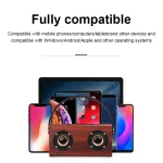 D10 Bluetooth 4.2 Portable Wooden Handheld Bluetooth Speaker, D10(Red Wood Texture), D10(Bamboo Texture) - Image 13