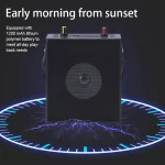 K10 10W Bluetooth 5.0 Portable Handheld Square Dance Bluetooth Speaker, K10(Red), K10(Black) - Image 3