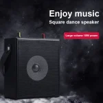 K10 10W Bluetooth 5.0 Portable Handheld Square Dance Bluetooth Speaker, K10(Red), K10(Black) - Image 8