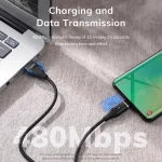 1m USB to Micro USB, 1m USB to USB-C / Type-C, 1m USB to 8 Pin, 1m 3 in 1 - Image 3