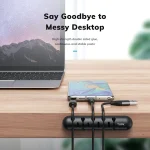 TOPK L35 Desktop Cable Organizer Data Cable Earphone Storage Cable Fixer Magnetic Head Storage Cable Organizer - Image 3