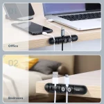TOPK L35 Desktop Cable Organizer Data Cable Earphone Storage Cable Fixer Magnetic Head Storage Cable Organizer - Image 8