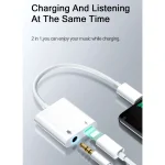 JOYROOM S-Y105 2A 18W 8 Pin to 8 Pin + 3.5mm Audio Converter - Image 3