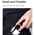 JOYROOM S-Y105 2A 18W 8 Pin to 8 Pin + 3.5mm Audio Converter - Image 10