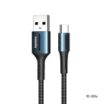 Remax 2.4A Barrett Series Charging Data Cable, Length: 1m, Type-C, 8 Pin - Image 3
