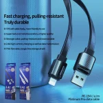 Remax 2.4A Platinum Pro Charging Data Cable, Length: 1m, Type-C, 8 Pin, Micro USB - Image 2