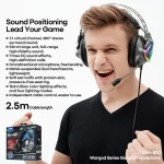 Remax RM-810 Wargod Series Intelligent Noise Reduction Gaming Headphone with Mic - Image 7