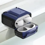 Wireless Earphones Shockproof Diamond Square Pattern Silicone Protective Case, For AirPods 1/2, For AirPods Pro - Image 4