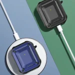 Wireless Earphones Shockproof Diamond Square Pattern Silicone Protective Case, For AirPods 1/2, For AirPods Pro - Image 8