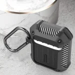 Wireless Earphones Shockproof Carbon Fiber Luggage TPU Protective Case, For AirPods 1/2, For AirPods Pro - Image 4
