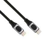 100W 5A USB-C / Type-C Male to USB-C / Type-C Male PD Fast Charging Braided Data Cable, 1m, 1.5m, 2m - Image 2