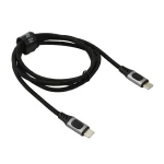 100W 5A USB-C / Type-C Male to USB-C / Type-C Male PD Fast Charging Braided Data Cable, 1m, 1.5m, 2m - Image 3