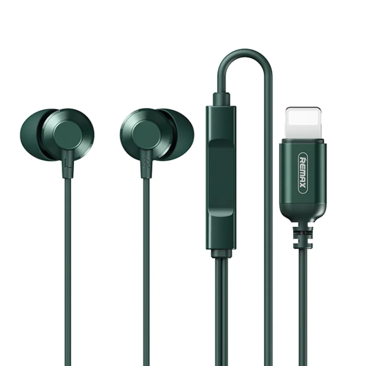 Remax RM-512i 8 Pin Interface Wired Call Music Earphone, Support Wired Control, Cable Length: 1.2m