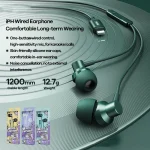 Remax RM-512i 8 Pin Interface Wired Call Music Earphone, Support Wired Control, Cable Length: 1.2m - Image 3