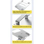 ROCK RPH0972 Aluminum Alloy Liftable Laptop Cooling Bracket - Image 3