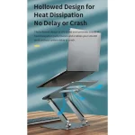 ROCK RPH0972 Aluminum Alloy Liftable Laptop Cooling Bracket - Image 6