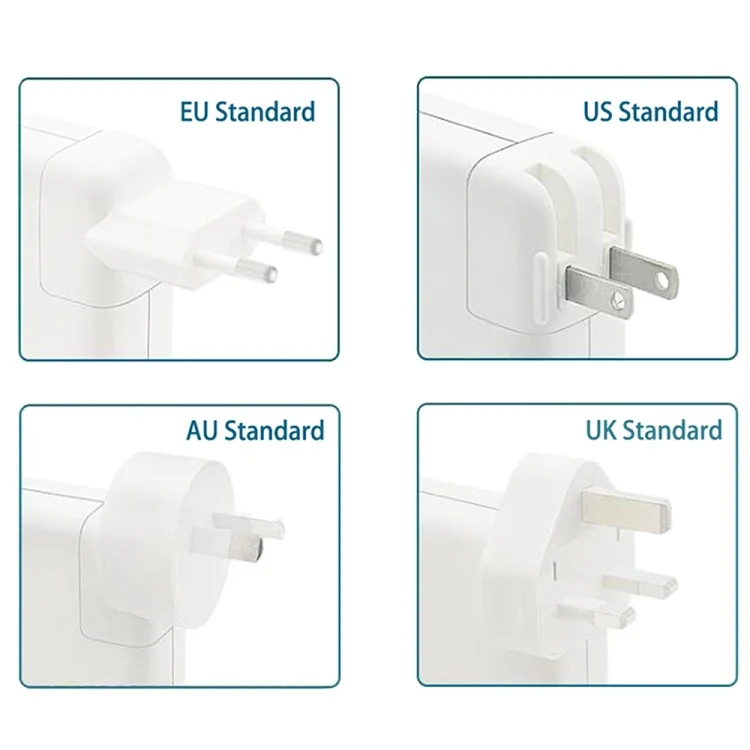 EDA001525702_B2.webp A1435 60W 16.5V 3.65A 5 Pin MagSafe 2 Power Adapter for MacBook, Cable Length: 1.6m,, 60W EU Plug, 60W UK Plug, 60W AU Plug - Image 3