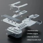R-JUST HZ06 Universal Foldable Magnetic Flakes Aluminum Alloy Mobile Phones / Tablets Holder - Image 2