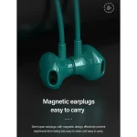 Original Lenovo SH1 Intelligent Noise Reduction Neck-mounted Magnetic Wire-controlled Bluetooth Earphone, Support Call - Image 5