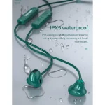 Original Lenovo SH1 Intelligent Noise Reduction Neck-mounted Magnetic Wire-controlled Bluetooth Earphone, Support Call - Image 9