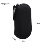Mini Elastic Waterproof Nylon Earphone Protective Bag for AirPods Pro, with Hook - Image 3