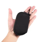 Mini Elastic Waterproof Nylon Earphone Protective Bag for AirPods Pro, with Hook - Image 5