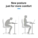 2 PCS R-JUST HZ07 Universal Stickable Shield Shape Aluminum Alloy Laptop Foldable Stand, HZ07 Gray, HZ07 Silver - Image 5