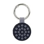 Dot Anti-scratch Shockproof Silicone Protective Cover Case with Keychain Hook Loop, For AirTag