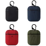 Business Cloth Earphone Protective Case with Hook, For AirPods 1 / 2, For AirPods Pro - Image 8