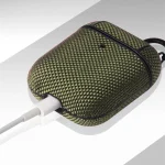 Business Cloth Earphone Protective Case with Hook, For AirPods 1 / 2, For AirPods Pro - Image 4