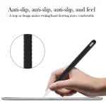 3 in 1 Pure Color Silicone Stylus Pen Protective Case Set for Apple Pencil 2 - Image 5