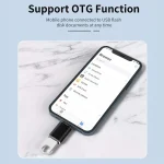 XQ-ZH001 USB Female to 8 Pin Male OTG Adapter, XQ-ZH001 (Black), XQ-ZH001 (Silver) - Image 3