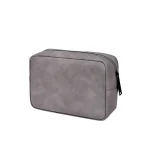 DY05 Portable Digital Accessory Sheepskin Leather Bag