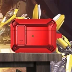 Wireless Earphones Shockproof Bumblebee Silicone Protective Case with Switch, For AirPods Pro