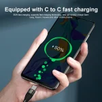 PD 60W USB-C / Type-C to USB-C / Type-C Fast Charging Nylon Braided Data Cable, 1m - Image 7