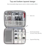 SM01S Double-layer Multifunctional Digital Accessory Storage Bag - Image 5
