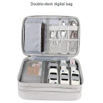 SM02S Double-layer Multifunctional Digital Accessory Storage Bag - Image 2