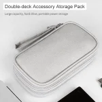 SM05 Double-layer Digital Accessory Storage Bag with Lanyard - Image 5