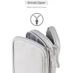 SM05 Double-layer Digital Accessory Storage Bag with Lanyard - Image 8