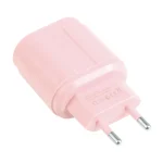 13-22 2.1A Dual USB Macarons Travel Charger,, EU Plug - Image 2